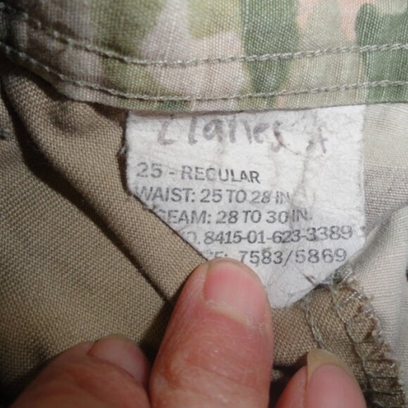 FEMALE sz25R CURRENT ISSUE ARMY US AIR FORCE OCP SCORPION UNIFORM PANTS LD 6822 - Picture 2 of 13